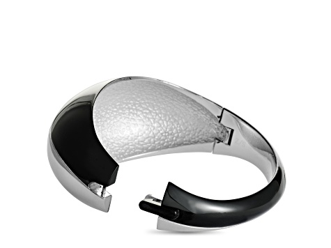 Calvin Klein Empathic Black Stainless Steel Bangle Bracelet