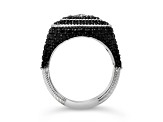 Judith Ripka 2.75ctw Spinel & 0.65ctw Bella Luce® Diamond Simulant Rhodium Over Sterling Silver Ring