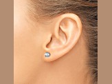Rhodium Over 14K Gold Certified Lab Grown Diamond 1ct. VS/SI GH+, Screw Back Earrings