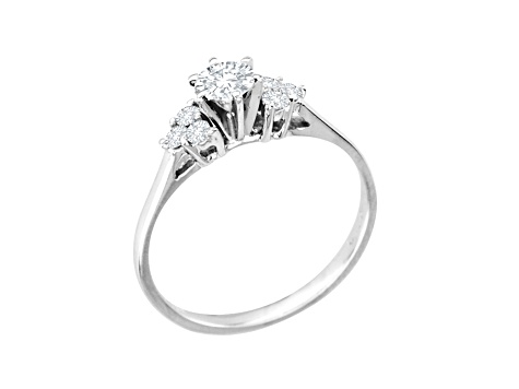 0.50ctw Diamond Engagement Ring in 14k White Gold