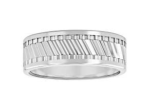 Tungsten Comfort™ 8MM Tungsten Grated Center Band