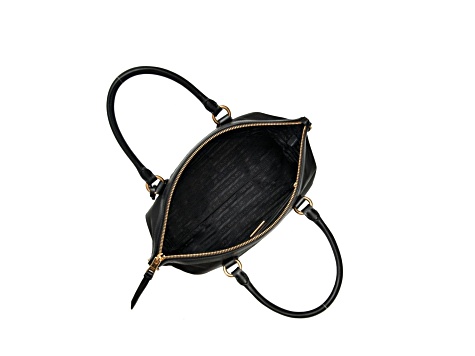 Prada Tessuto Nylon Black Leather Clochette Crossbody Tote Prada Tessuto Nylon Black Leather Clochette Crossbody Tote