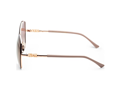 Jimmy Choo Women's 60mm Gold Nude Sunglasses | MELYS-0BKU-JL