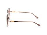 Jimmy Choo Women's 60mm Gold Nude Sunglasses | MELYS-0BKU-JL