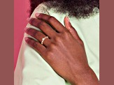 14K Rose Gold Polish Cushion Diamond Engagement Ring 0.45ctw