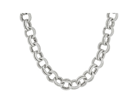 Judith Ripka Vintage high quality Rolo Chain Necklace