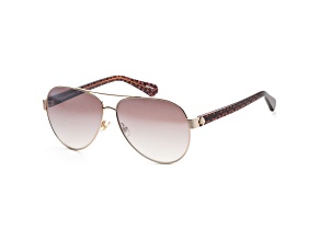 Kate Spade Women's 59mm Gold Pink Sunglasses  | GENEVAS-0EYR-59
