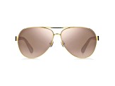 Kate Spade Women's 59mm Gold Pink Sunglasses  | GENEVAS-0EYR-59