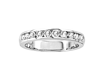 Picture of 0.50ctw Diamond Channel Set Wedding Band in 14k White Gold