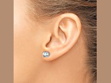 Rhodium Over 14K Gold Certified Lab Grown Diamond 2ct. VS/SI GH+, Screw Back Earrings