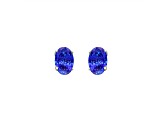 Tanzanite Rhodium Over 14k White Gold Earrings 0.87ctw