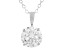 14k White Gold 2.00ctw Round White IGI Certified Lab-Grown Diamond Solitaire Pendant F/VS1