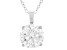 14k White Gold 3.00ctw Round White IGI Certified Lab-Grown Diamond Solitaire Pendant F/VS1