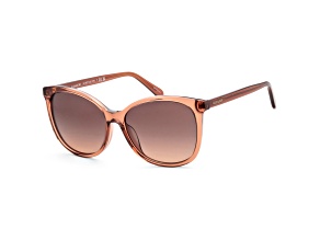 Coach Women's Fashion 57mm Trasnparent Amber Sunglasses|HC8271U-5662G9-57