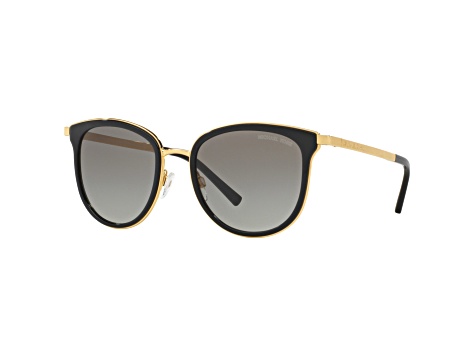 Michael Kors Women's Adrianna 54mm Black and Gold Sunglasses  | MK1010-110011-54