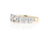 White Lab-Grown Diamond 14k Yellow Gold Band Ring 1.00ctw