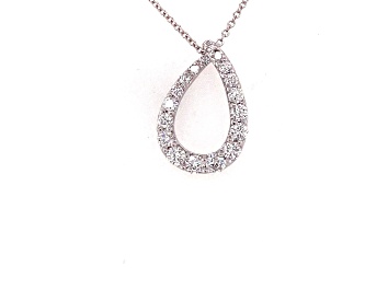Picture of 18K Pear Shaped Diamond Pendant .68ctw