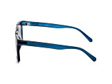 Guess Men's 60 mm Shiny Blue Sunglasses