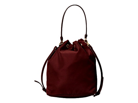 ショルダーバッグ・ポシェット PRADA BURGUNDY RE-NYLON DUET BUCKET BAG Burgundy Nylon Prada Duet Bucket Bag - 16XQPA | JTV