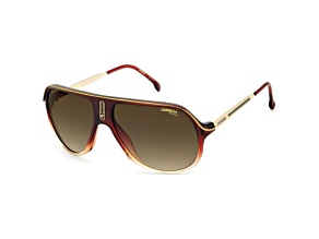 Carrera Unisex Fashion 62mm Burgundy Shaded Sunglasses | SAFARI65N-07W5-HA