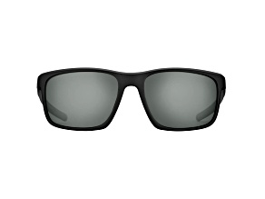 Flying Fisherman Rip Current Polarized Sunglasses Matte Black Frame/Smoke Lens