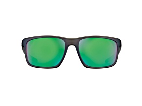 Flying Fisherman Rip Current Polarized Sunglasses Brown Frame/Amber Green Mirror Lens