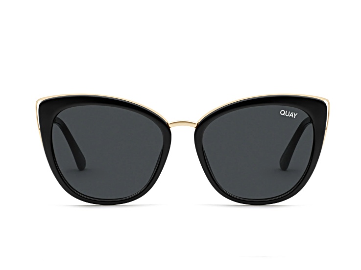 Quay Honey Black Cat Eye Frame / Smoke Lenses Sunglasses  display picture 1