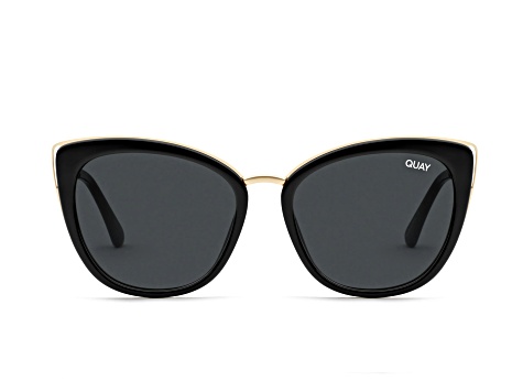 Quay Australia “Honey” Cat-Eye Sunglasses – Cream & Rose Gold Quay Australia + Honey 49mm Cat Eye Sunglasses main image 4