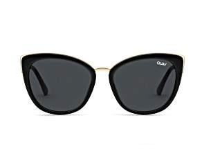 Quay Honey Black Cat Eye Frame / Smoke Lenses Sunglasses