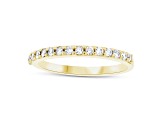 Diamond 14k Yellow Gold Anniversary Style Band Ring 0.30ctw