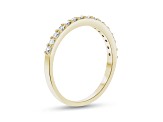 Diamond 14k Yellow Gold Anniversary Style Band Ring 0.30ctw