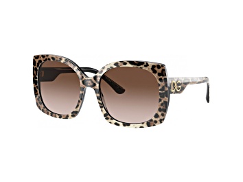 Picture of Dolce & Gabbana Women's 58mm Leo Brown/Black Sunglasses