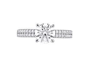 Lab Grown Diamond Ring 14k White Gold 2.00ctw Solitaire Ring