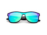 N.O.A Men's Green Mirror Sunglasses  | NOAEW-001GNMR