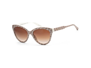 Michael Kors Women's Makena 55mm Signature Vanilla Sunglasses | MK2158-309213