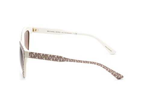 Michael Kors Women's Makena 55mm Signature Vanilla Sunglasses | MK2158-309213