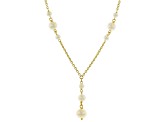 Fresh Water Pearl 14k Yellow Gold 17" Necklace