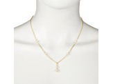 Fresh Water Pearl 14k Yellow Gold 17" Necklace