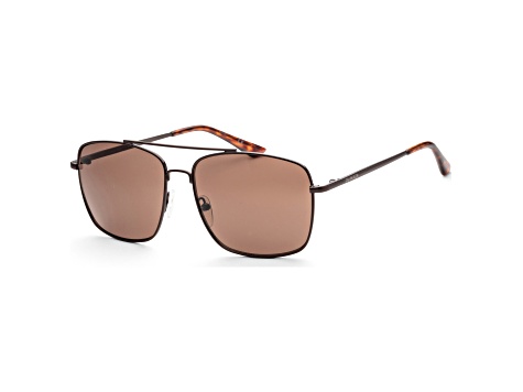 Calvin Klein Men's Fashion 57mm Brown Sunglasses | CK19136S-200