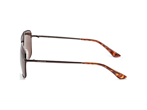 Calvin Klein Men's Fashion 57mm Brown Sunglasses | CK19136S-200