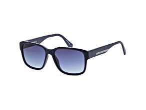 Calvin Klein Men's 56mm Blue Sunglasses