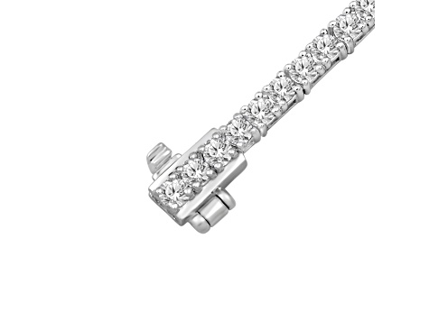 White Diamond H-I I1 14K White Gold Tennis Bracelet 3.00ctw