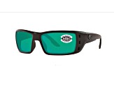 Costa Del Mar Permit Blackout/Green Mirror 580G Polarized 62 mm Sunglasses