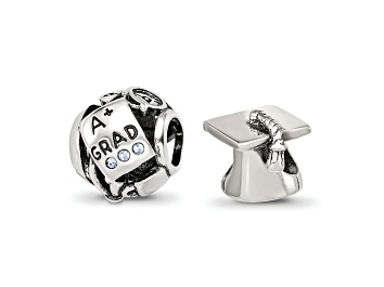 Picture of Sterling Silver Reflections Graduation Boxed Bead Set