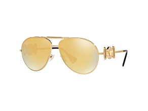 Versace Unisex Fashion 65mm Gold Sunglasses | VE2249-10027P