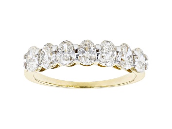 Picture of White Lab-Grown Diamond 14k Yellow Gold Band Ring 1.50ctw