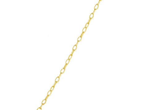 Clear CZ, 14k Gold Plated over Sterling Silver Classy "Love" Heart Shape Pendant Necklace