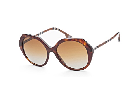 Burberry Women's Vanessa 55mm Dark Havana Sunglasses | BE4375-4017T5