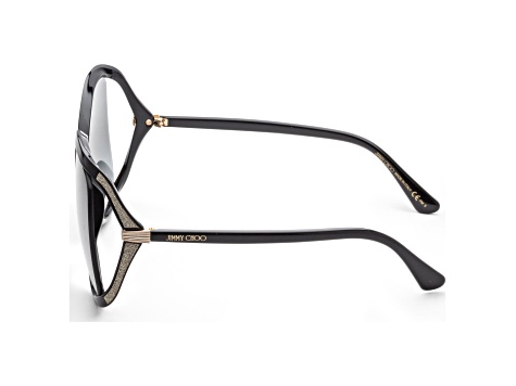 Jimmy Choo Women's 60mm Black Glittery Gold Sunglasses | TILDAGS-0807-9O