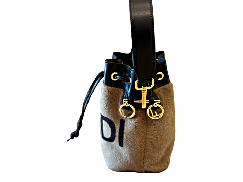 Fendi Mon Tresor Mini Bag in Shearling Superlux - 1769CA | JTV
